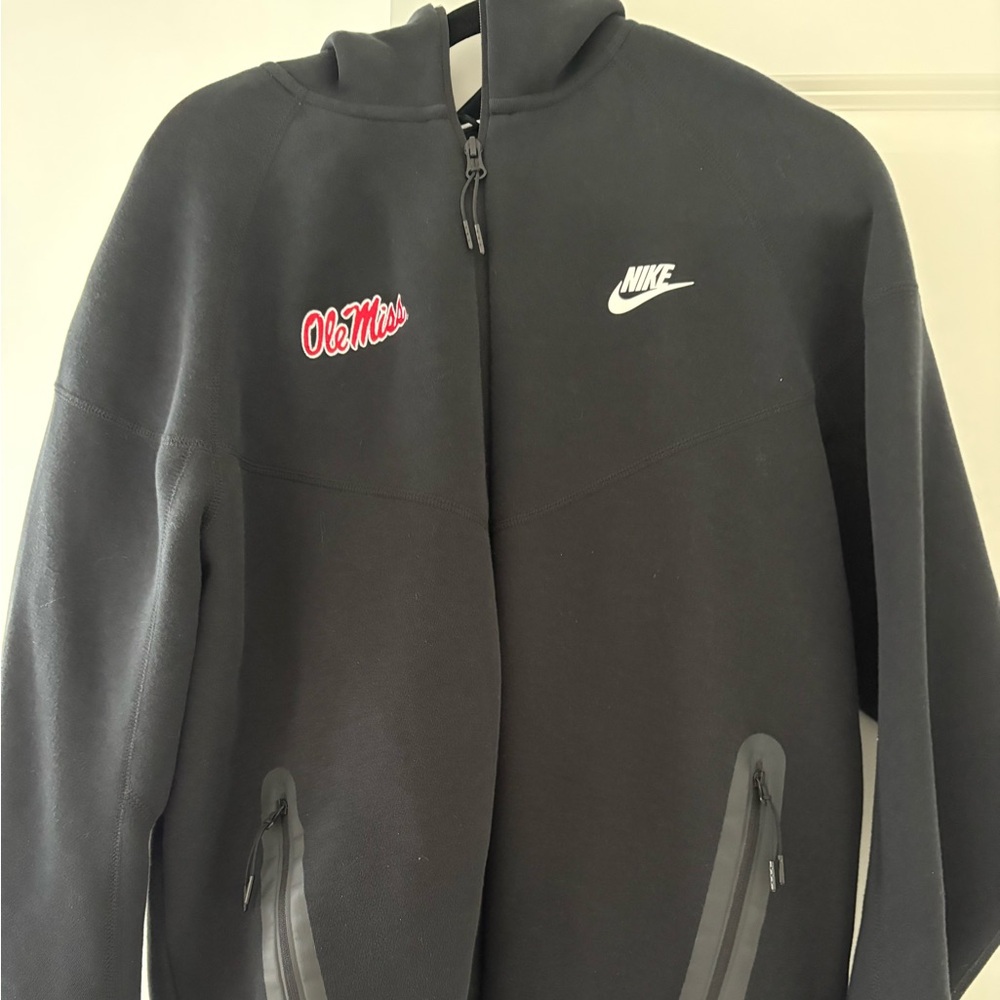 Nike Black Jacket with Ole Miss Logo